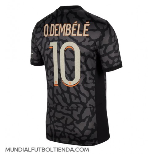 Camiseta Paris Saint-Germain Ousmane Dembele #10 Tercera Equipación Replica 2023-24 mangas cortas